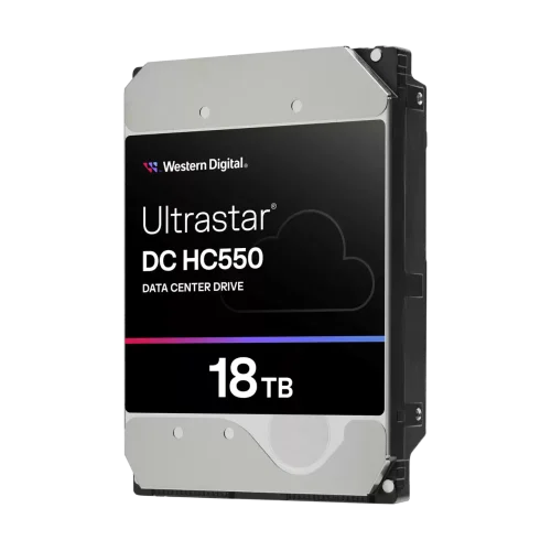 WD Ultrastar DC HC550 HDD 18TB 512MB WD Ultrastar DC HC550 – 18 TB HDD, 512 MB