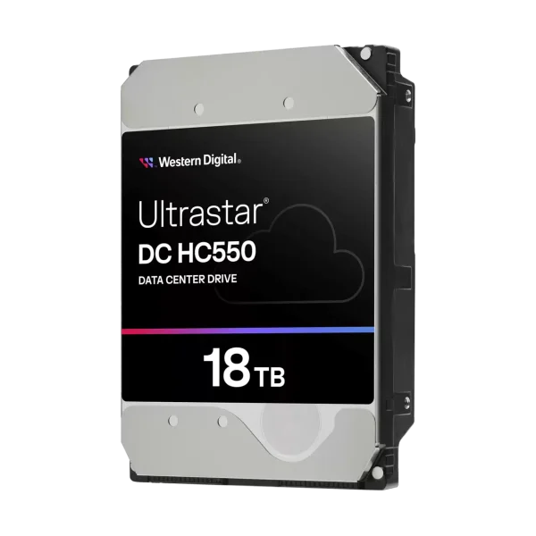 WD Ultrastar DC HC550 HDD 18TB 512MB WD Ultrastar DC HC550 – 18 TB HDD, 512 MB
