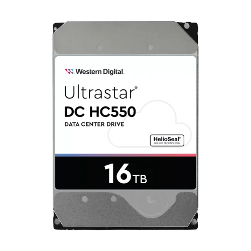 WD Ultrastar DC HC550 HDD 16TB 512MB WD Ultrastar DC HC550 0F38462 – HDD 16 TB, 512 MB