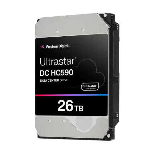 WD Ultrastar DC HC590 HDD 26TB 512MB WD Ultrastar DC HC590 – 26 TB HDD, 512 MB