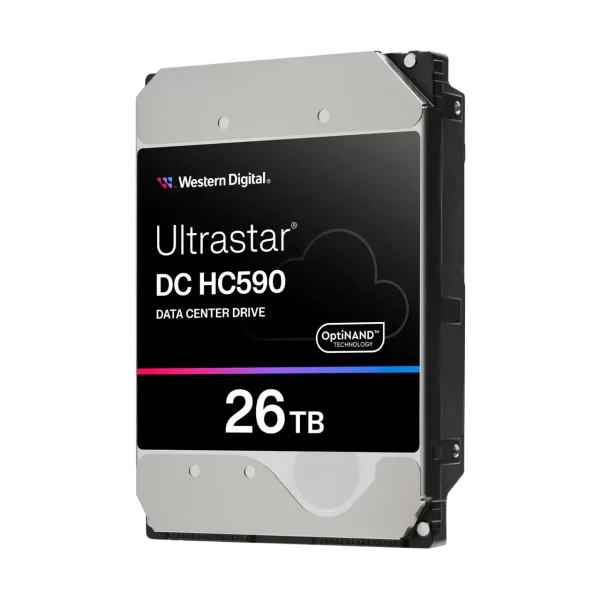 WD Ultrastar DC HC590 HDD 26TB 512MB WD Ultrastar DC HC590 – 26 TB HDD, 512 MB