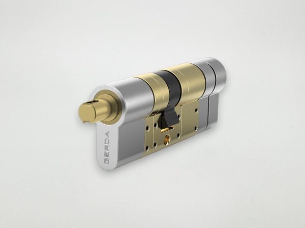 Tedee Smart lock GERDA EXXO Smart Nickel Tedee GERDA EXXO Smart Nickel – evropski modularni cilinder