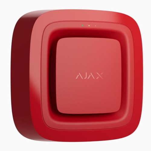 Ajax EN54 FireProtect Jeweller Sounder Red Ajax EN54 FireProtect Jeweller Sounder – rdeča brezžična požarna sirena