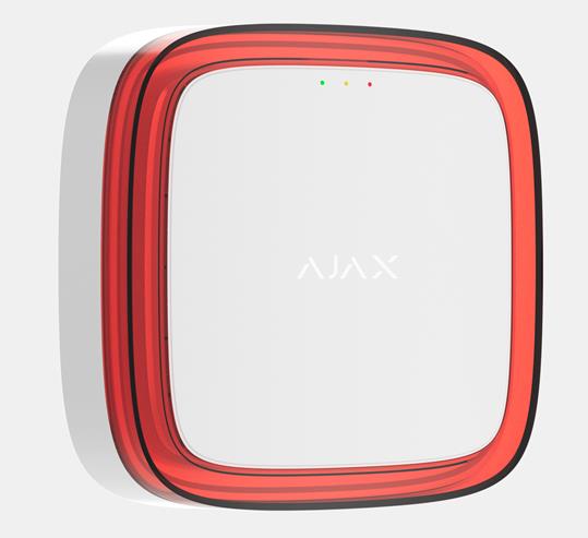 Ajax EN54 FireProtect Jeweller sounders and VADs White Ajax EN54 FireProtect Jeweller Sounder and VADs – bela alarmna naprava