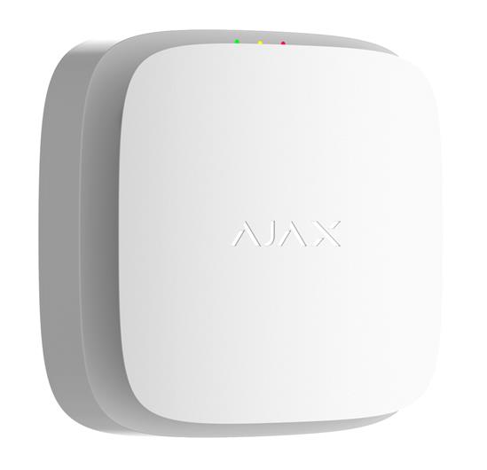Ajax EN54 FireProtect Smoke Sounder Jeweller White Ajax EN54 FireProtect Smoke Sounder Jeweller – bel dimni javljalnik s sireno