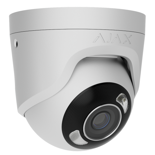 AJAX CAMERA TurretCam HL 5 Mp 2.8 mm White Ajax TurretCam HL bela IP kamera