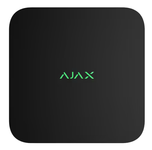 AJAX NVR DC (16-ch) BLACK Ajax NVR DC – črn nizkonapetostni omrežni videorekorder