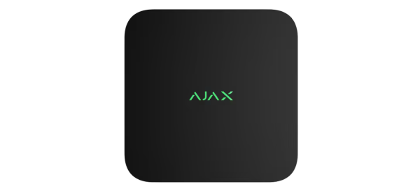 AJAX NVR DC (16-ch) BLACK Ajax NVR DC – črn nizkonapetostni omrežni videorekorder