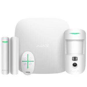 Ajax StarterKit Cam – bel alarmni komplet s foto verifikacijo in HDR