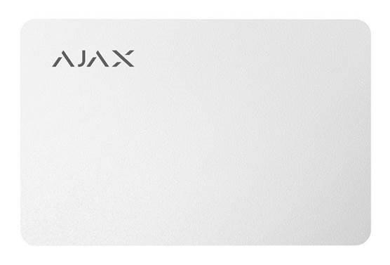 Ajax Pass – bela brezkontaktna kartica za tipkovnico