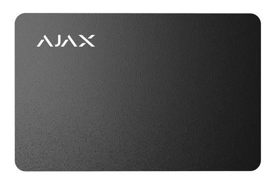 AJAX PROXIMITY CARD PASS BLACK 3-PACK Ajax Pass 23945 – črne brezkontaktne kartice, 3 kosi