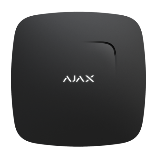 AJAX FIREPROTECT PLUS BLACK Ajax FireProtect Plus – črn požarni detektor s temperaturnim in CO senzorjem