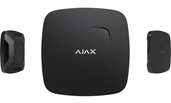 AJAX FIREPROTECT PLUS BLACK Ajax FireProtect Plus – črn požarni detektor s temperaturnim in CO senzorjem