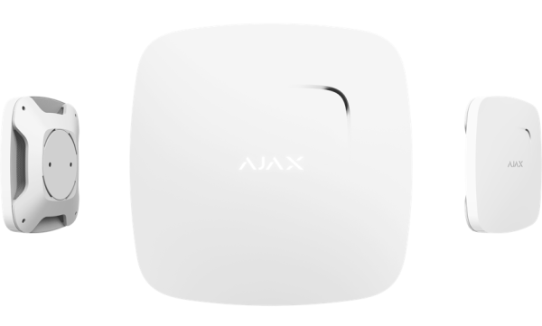 AJAX FIREPROTECT PLUS WHITE Ajax FireProtect Plus – bel detektor dima, temperature in CO