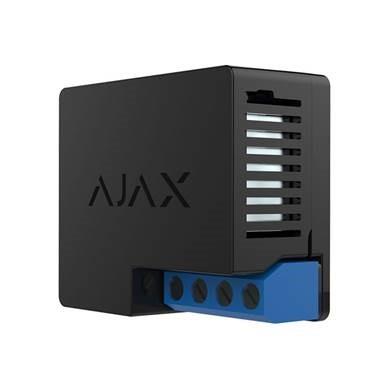 AJAX WALLSWITCH BLACK Ajax WallSwitch – črn rele za daljinsko upravljanje napajanja