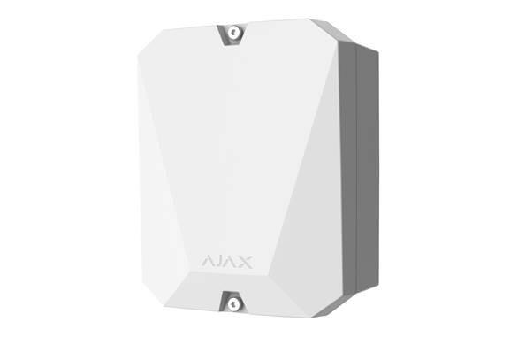 AJAX MULTITRANSMITTER 3EOL WHITE Ajax MultiTransmitter 3EOL – bel modul za povezavo žičnega alarma