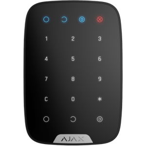 Ajax KeyPad – črna brezžična tipkovnica na dotik