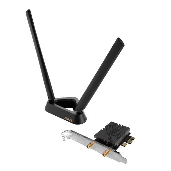 Asus PCE-BE92BT ASUS PCE-BE92BT – Wi‑Fi 7 PCIe kartica z 6 GHz in Bluetooth 5.4