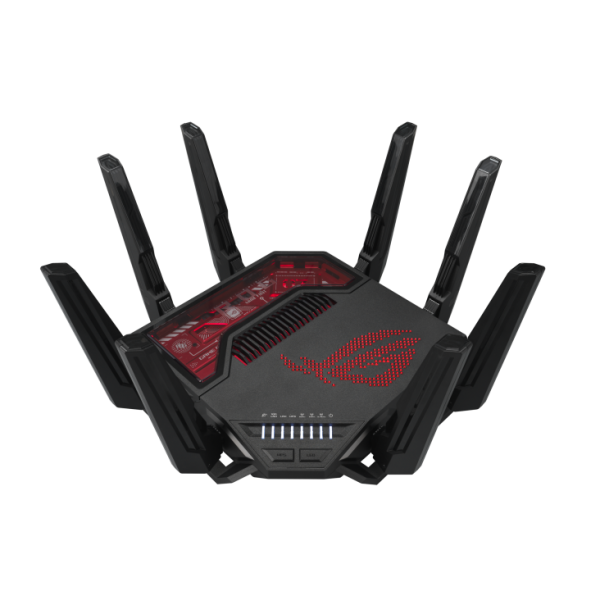Asus ROG Rapture GT-BE19000 ASUS ROG Rapture GT-BE19000 – triband Wi‑Fi 7 gaming usmerjevalnik