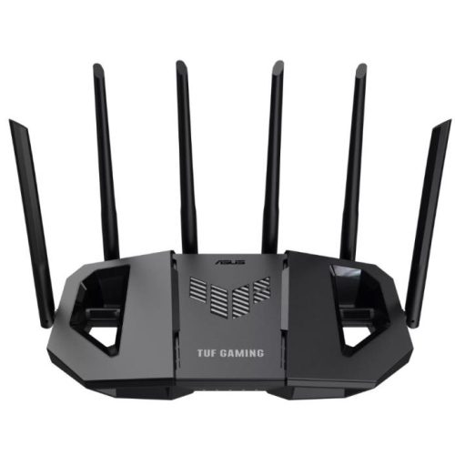 Asus Wi-Fi 7 router TUF GAMING BE6500 ASUS TUF Gaming BE6500 – dvopasovni Wi‑Fi 7 gaming usmerjevalnik