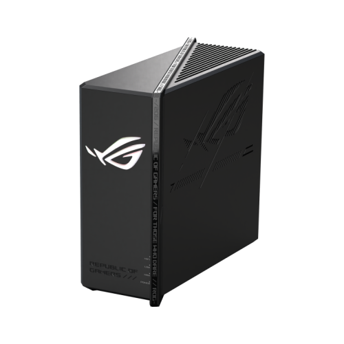 Asus ROG STRIX GS-BE18000 wireless router Wi-Fi 7 ASUS ROG Strix GS-BE18000 – tripasovni Wi‑Fi 7 gaming usmerjevalnik
