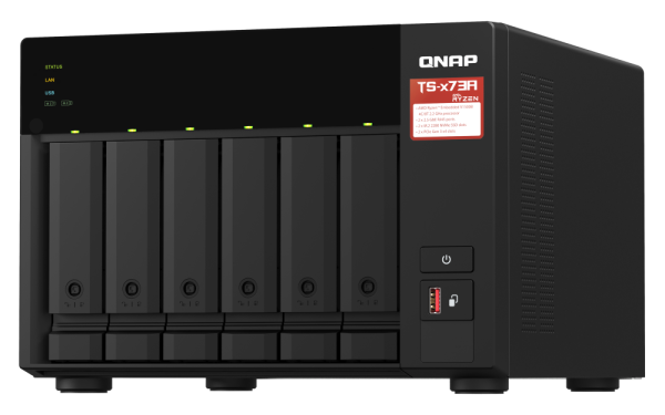 QNAP TS-673A-8G – 2,5GbE NAS z AMD Ryzen in M.2 NVMe – dodatna slika 1