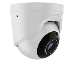 AJAX CAMERA 5MP TURRETCAM 2.8MM WHITE Ajax TurretCam – bela žična IP kamera za videonadzor