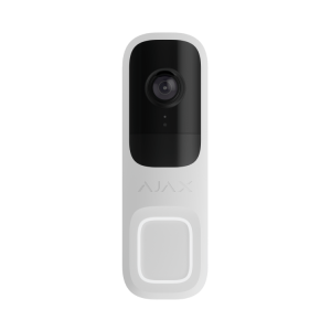 Ajax DoorBell White – video zvonec z AI in PIR senzorjem