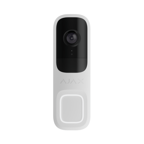 AJAX DoorBell White Ajax DoorBell White – video zvonec z AI in PIR senzorjem