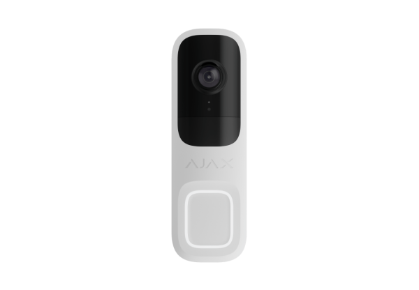 AJAX DoorBell White Ajax DoorBell White – video zvonec z AI in PIR senzorjem