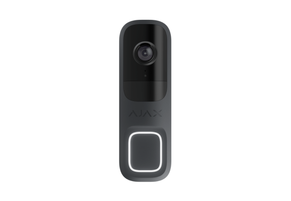 AJAX DoorBell Graphite Ajax DoorBell Graphite – video zvonec z AI in PIR senzorjem