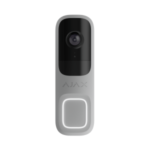 Ajax DoorBell Grey – video zvonec z AI in PIR senzorjem