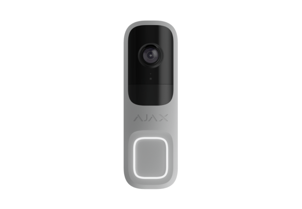 AJAX DoorBell Grey Ajax DoorBell Grey – video zvonec z AI in PIR senzorjem