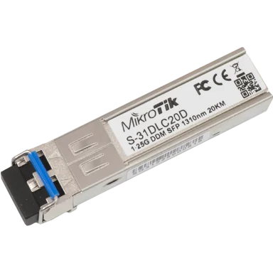 MikroTik S-31DLC20D – SFP modul 1,25G za 20 km – dodatna slika 1