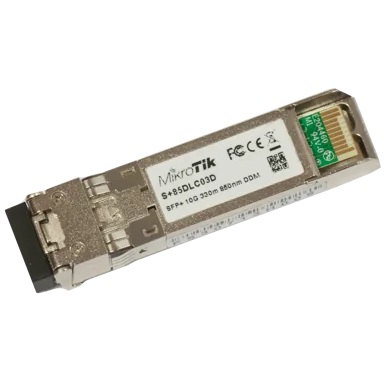 MikroTik S+85DLC03D – 10G SFP+ multimode modul do 300 m – dodatna slika 1
