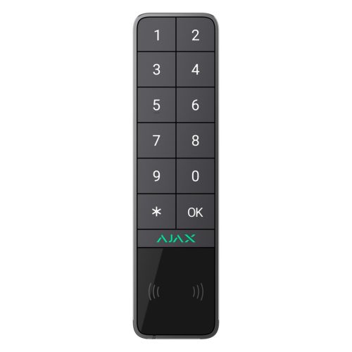 Ajax KeyPad Outdoor Graphite Ajax KeyPad Outdoor Graphite – brezžična zunanja tipkovnica