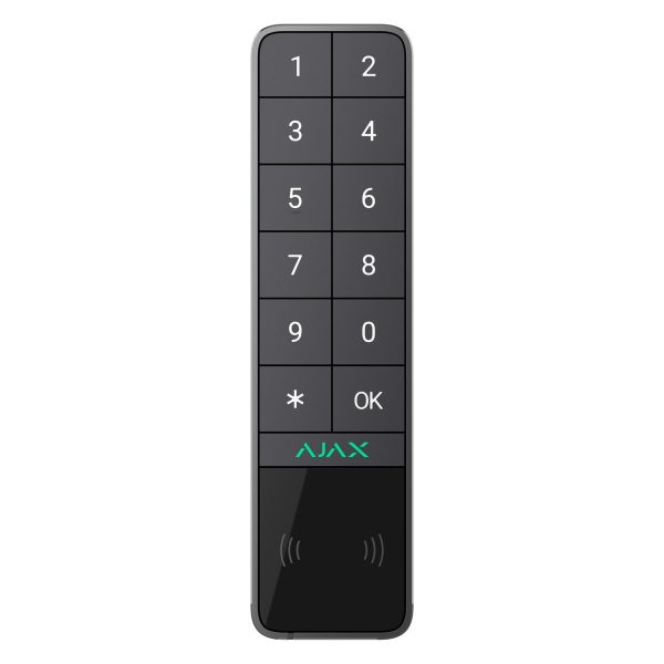Ajax KeyPad Outdoor Graphite – brezžična zunanja tipkovnica