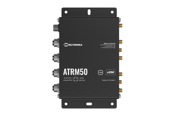 Teltonika 5G Router for transportation ATRM50 Teltonika ATRM50 – robustni 5G usmerjevalnik za transport