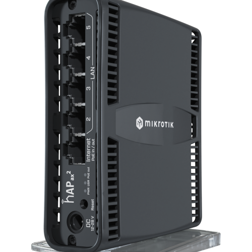 MikroTik hAP ax² WiFi6 MikroTik hAP ax² – Wi‑Fi 6 usmerjevalnik