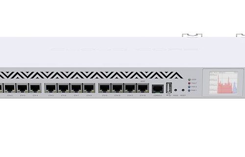 MikroTik CCR1016-12G EOL MikroTik CCR1016-12G – 1U usmerjevalnik z 12× Gigabit Ethernet (EOL)