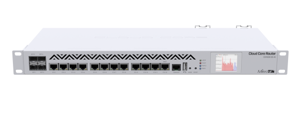 MikroTik CCR1036-12G-4S – 1U usmerjevalnik z 12× Gigabit Ethernet in 4× SFP