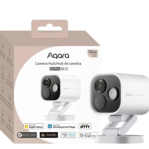 Aqara Camera G5 Pro Wi‑Fi White – zunanja kamera z Zigbee, Thread in Matter