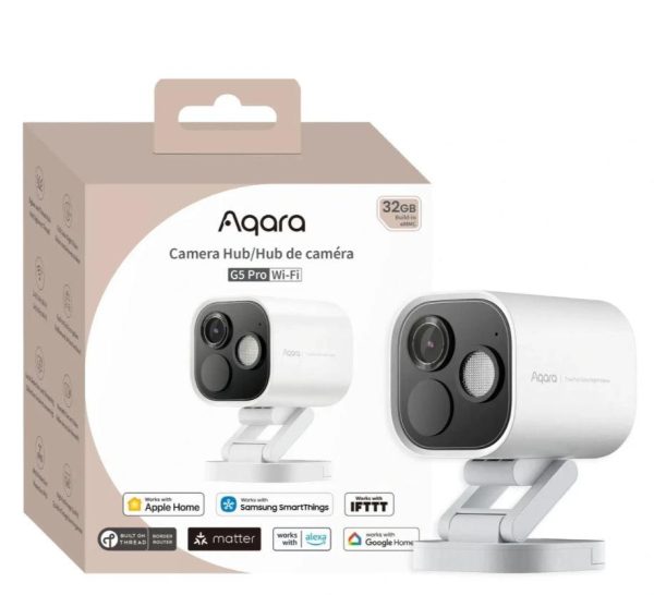 Aqara Camera G5 Pro WI-FI White Aqara Camera G5 Pro Wi‑Fi White – zunanja kamera z Zigbee, Thread in Matter