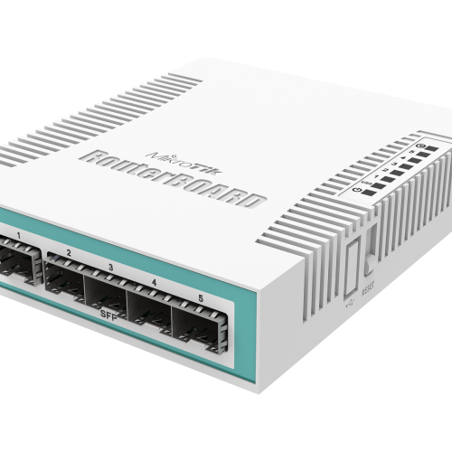 MikroTik CRS106-1C-5S MikroTik CRS106-1C-5S – pametno stikalo s 5× SFP