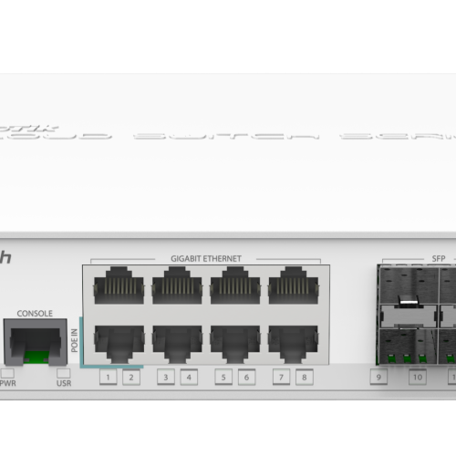 MikroTik CRS112-8G-4S-IN – Smart stikalo z 8× Gigabit Ethernet in 4× SFP
