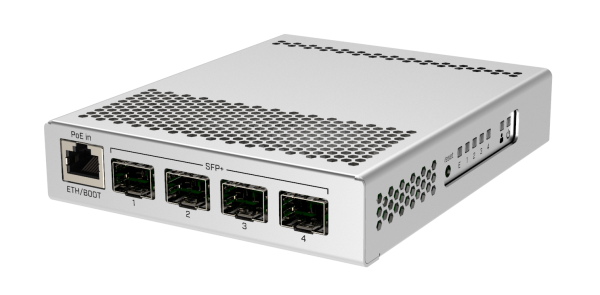 MikroTik CRS305-1G-4S+IN MikroTik CRS305-1G-4S+IN – namizno stikalo s 4× 10G SFP+
