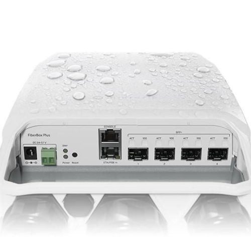MikroTik FiberBox Plus CRS305-1G-4S+OUT MikroTik FiberBox Plus CRS305-1G-4S+OUT – zunanje 10G stikalo