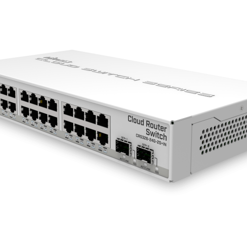 MikroTik CRS326-24G-2S+IN MikroTik CRS326-24G-2S+IN – 24-portno gigabitno stikalo