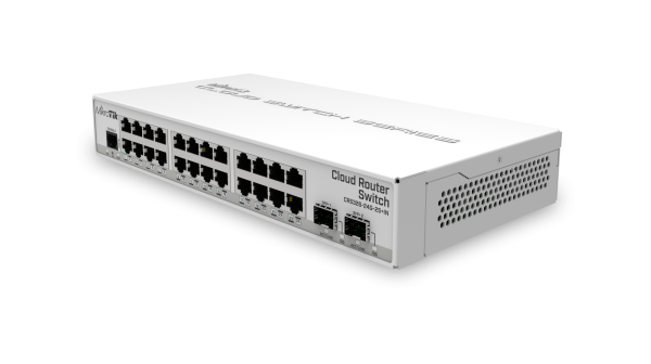 MikroTik CRS326-24G-2S+IN MikroTik CRS326-24G-2S+IN – 24-portno gigabitno stikalo