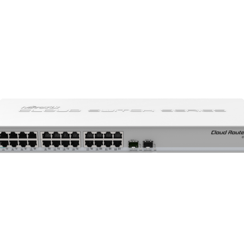 MikroTik CRS326-24G-2S+RM MikroTik CRS326-24G-2S+RM – 24-portno gigabitno rack stikalo
